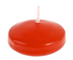Santex Bougie Flottante Cire Noir 3 x 5 x 18 cm, Red, 3 x 3 x 2 cm
