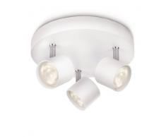 Philips STAR Spots LED Lumière dIntérieur Blanc Aluminium