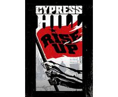 Heart Rock Licensed Drapeau Cypress Hill â Rise Up, Tissu, Multicolore, 110 x 75 x 0,1 cm