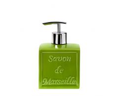 Spirella 40.07264 SDM Distributeur de Savon Liquide Vert 9 x 9 x 15 cm