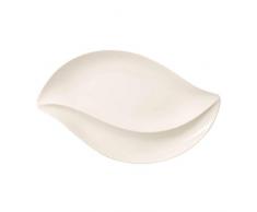 Villeroy & Boch New Cottage Special Serve Salad Plat de service, 50x30 cm, Porcelaine Premium, Blanc