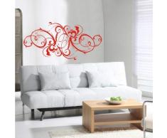 Indigos UG Wandtattoo w479 Autocollant Décoration Mural Plante Tribal Rouge 96 x 46 cm