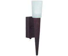 Trio 216070124 Applique murale Avec interrupteur Verre dalbÃ¢tre blanc