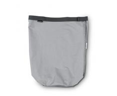 Brabantia Sac intÃ©rieur de Rechange pour Panier Ã Linge, Gris, 35 l, Coton, Gris, 35 Litre