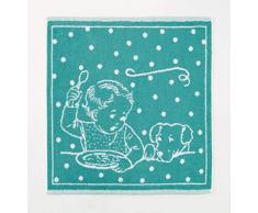 Coucke - RÃ©tro - Torchon Ãmeraude Coton 50 x 50 cm