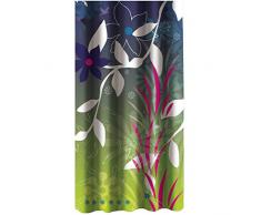 MSV 140794 Rideau de Douche Polyester + Plastique Polypropylène Langkawi 180 x 200 x 0,1 cm - 12 anneaux inclus
