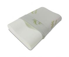 Baldiflex Oreiller Ã MÃ©moire de Forme Ergonomique Cervical, Housse en Aloe Vera