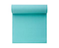 Serviette de table en coton 20x20cm - IdÃ©ale pour fÃªte, anniversaire, cocktail - Rouleau de 25 serviettes - Bleu Aiguemarine