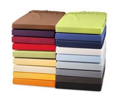 CelinaTex Perla Drap-Housse surmatelas Housse lit sommier tapissier Coton 90x200-100x200 cm Gris foncé