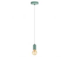 Eglo YORTH-P Suspension en acier Vert pastel 60 W
