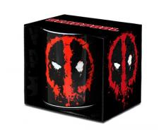 Marvel 6831339000 Tasse, Porcelaine, Noir, 8 x 8 x 9 cm