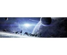 Scenolia Tableau XXL Design lespace 130 x 40 cm Impression sur Toile Haute qualité | Fabrication française