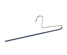 Wenko 10211111100 Cintre Ã Pantalons Baggy 1 ReVÃªtement AntidÃ©rapant, MÃ©tal, Plastique, 35 cm, Bleu FoncÃ©
