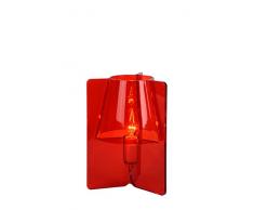 Lucide TRIPLI - Lampe De Table - Ã 18 cm - Rouge