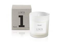 Möve 44240-073 Bougie parfumée, Verre, Linen, Ø 8 x 9 cm