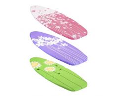 Metaltex Housse pour planche à repasser Motif jardin printanier Multicolore 42 x 127 cm