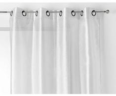Linder Voilage à Åillets Polyester/Polyamide Argent 145 x 240 cm