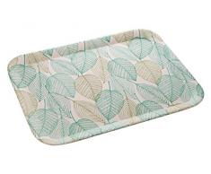 Premier Housewares Eden Feuille Plateau Rectangulaire, Bambou, Vert, 33Â x 44Â x 2Â cm