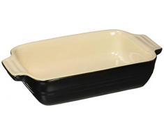 Le Creuset, Plat Rectangulaire en CÃ©ramique, 18 x 13 cm, Pour 2 Portions, Noir