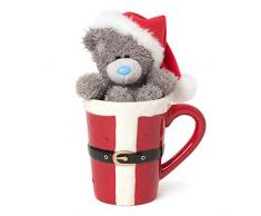 Me to You XGZ01005 Coffret cadeau avec mug et ours en peluche PÃ¨re NoÃ«l en cÃ©ramique