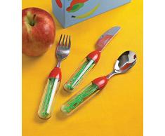 Casa Bugatti 07-TW11 Couverts pour Enfant, Acier/ABS, Multicolore, Petit