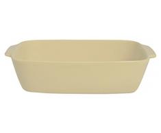 Excelsa Passion Couleur Plat rectangulaire cÃ©ramique 26x17x7 cm crÃ¨me