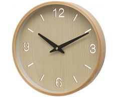 Unity navet Brora Wood Case Arabe et dorchestre Cadran Horloge Murale, crÃ¨me, 26Â x 26Â x 3Â cm