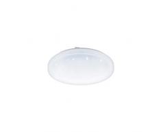 Eglo Frania-S Plafonnier à LED avec effet ciel étoilé en acier et plastique Blanc, Acier Acier., Blanc, à 33 cm