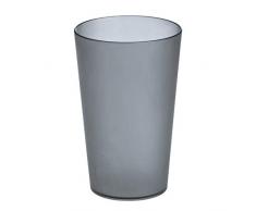 Koziol 5828540 Gobelet, Plastique, Anthracite Transparent, 7,3 x 7,3 x 11,5 cm