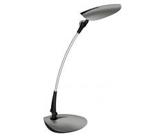 Aluminor NEWTON 1 LT G Lampe de Bureau LED, Métal, Intégré, 7.4 W, Gris