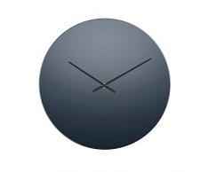 Karlsson KA5668BK Horloge Murale, Verre, Noir, Taille uniq