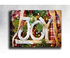 Bonamaison Peinture sur toile, multicolore, 40 x 60 cm - ConÃ§u et fabriquÃ© en Turquie