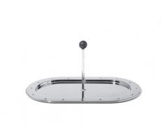 Alessi Mg34 Plateau en Acier Inoxydable 18/10 Brillant et Pa