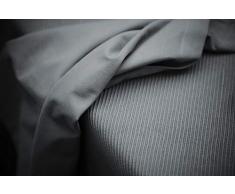 Linum UNI Chemin de Table, Coton, Granit Clair Gris, 45 x 150 cm