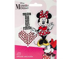 Simplicité Disneyi Amour Minnie Applique avec Strass, Polyester, Multicolore, 10.34 x 14.22 x 0.23 cm