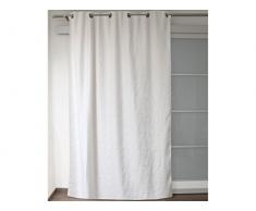 Soleil dOcre 032237 Alix Rideau Uni /Ã/ /Â/ Oeillets Polyester Blanc 135x180 cm