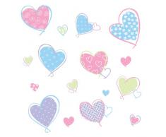 Thedecofactory RoomMates RMK1434SCS Stickers muraux en forme de cÅurs