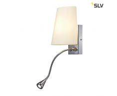 applique murale avec lisseuse led - g9 - 40 w - slv coupa flexled - verre satiné