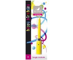 Le Chat 1195616 Bougie musicale - / JOYEUX ANNIVERSAIRE Coloris Aleatoire