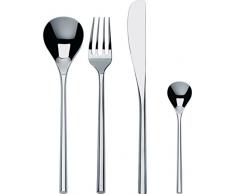 Alessi Ti04s24 Mu Service à Couverts 24 Pièces en Acier Inoxydable 18/10 Brillant