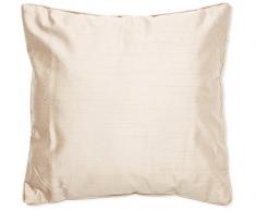 Home Maison 891005 Coussin DÃ©houssable Shantung Polyester Beige 40 x 40 cm