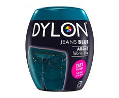 Dylon Teinture Textile pour Machine Ã Laver, Bleu Jean, 8.5 x 8.5 x 9.9 cm