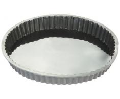 Marc Veyrat 1533 Moule à Tarte Silicone Noir 27 x 3 cm