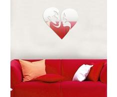 WALPLUS Maison Miroir Mural Gourmand Espace intérieur de réflexion