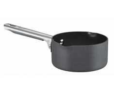 Anolon Professional Casserole Ã Lait en Aluminium anodisÃ© Dur, Noir, 14Â cm, 0.9Â Litre