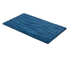 SchÃ¶ner Wohnen Kollektion Tapis de Bain, Polyester, Bleu, 55 x 65 cm