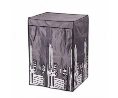 Modulhome 6RAN635GR Housse Polyester Armoire Loft 60x45x85cm, Noir