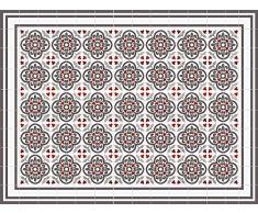 Vinyliko Concret Red Tapis en Vinyle 100x133 Multicolore
