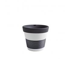 KAHLA Gobelet Cupit de 0,23Â L avec Ouverture pour Boire permettant dâemporter Son cafÃ©, gobelet Ã©cologique en Porcelaine, Porcelaine, Anthracite, 10 x 6 x 9.9 cm