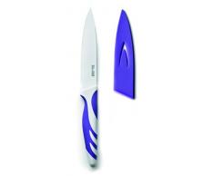 Ibili 727608P Couteau de Cuisine AntiadhÃ©sive Acier Inoxydable Violet 8,5 cm